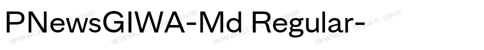PNewsGIWA-Md Regular字体转换